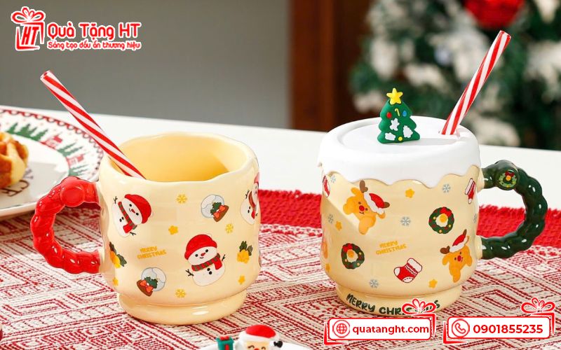 Ly sứ làm quà tặng giáng sinh cho khách hàng