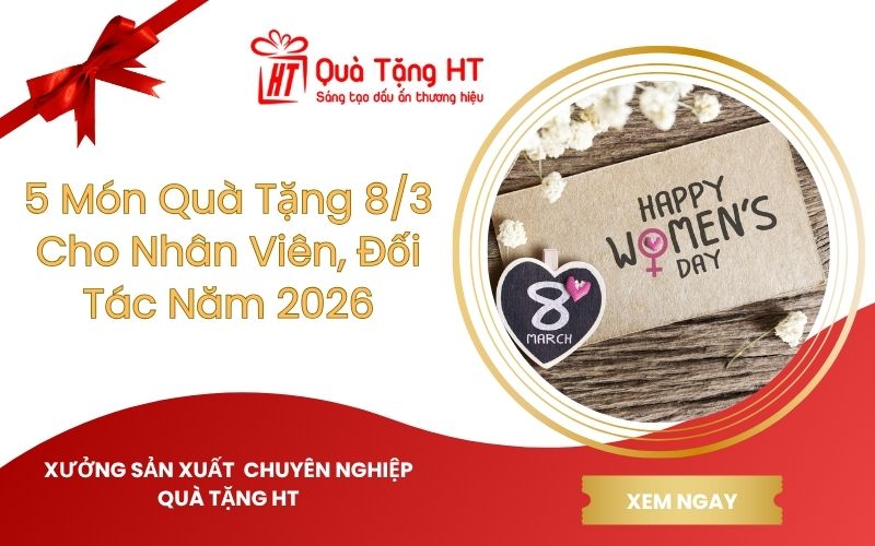 5 Món Quà Tặng 8/3 Cho Nhân Viên, Đối Tác Năm 2026