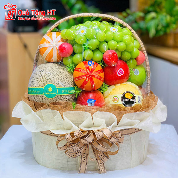 Giỏ trái cây tươi làm quà tặng đầu năm cho doanh nghiệp
