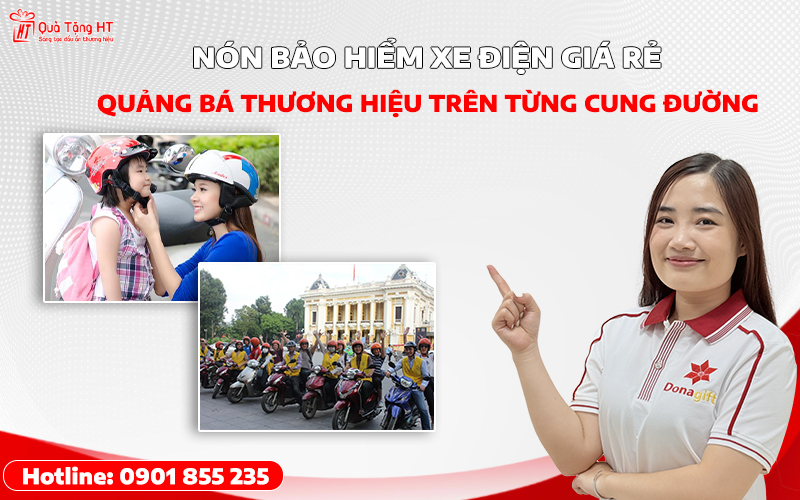 Nón bảo hiểm cửa hàng xe điện