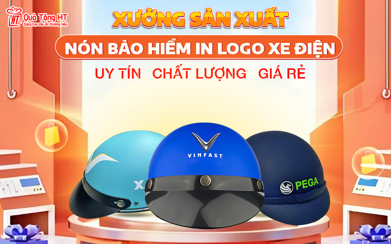 Nón bảo hiểm cửa hàng xe điện