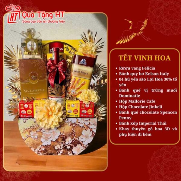 Giỏ quà tết đẹp