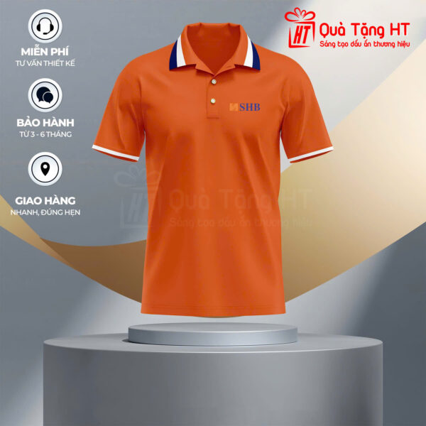 Áo thun cam ngân hàng SHB