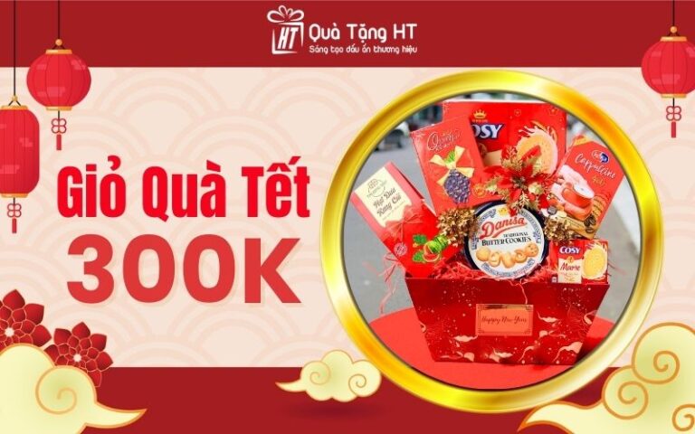 15+ Giỏ Quà Tết 300K Đẹp Đầy Đủ Chất Lượng Tiết Kiệm 2026
