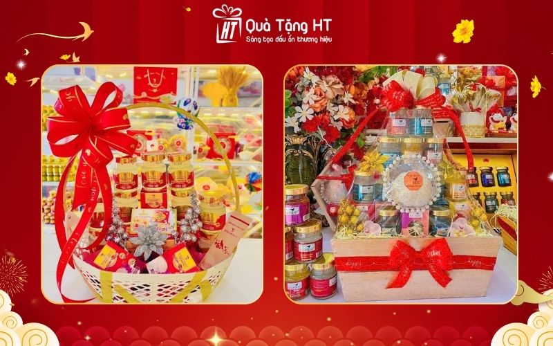 Giỏ quà Tết yến sào cao cấp