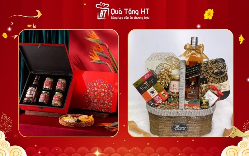 Giỏ quà Tết 500K – Set saffron ngâm mật ong cao cấp