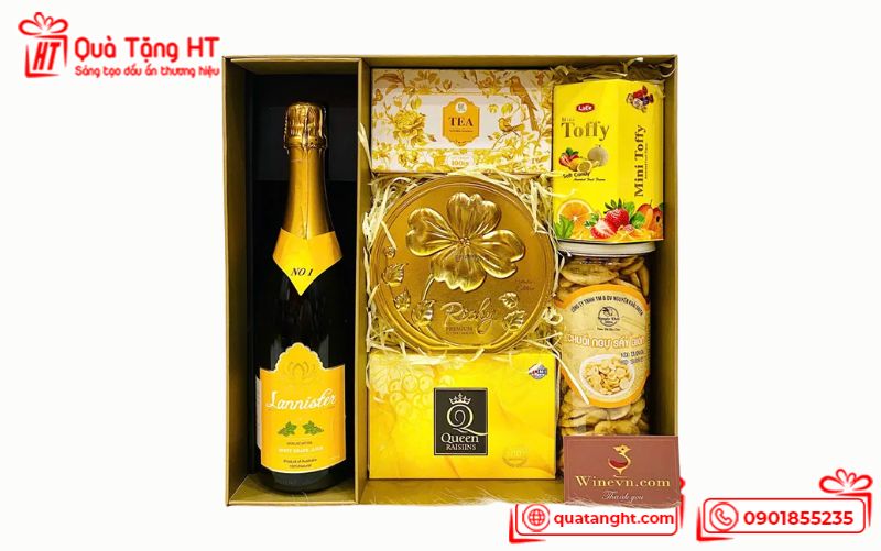 Giỏ quà vàng truyền thống – Hương vị quê nhà