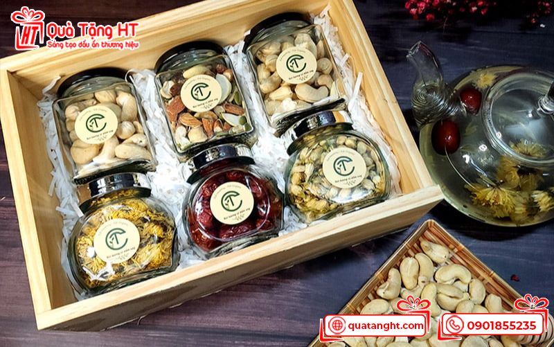 Giỏ quà Tết hạt dinh dưỡng