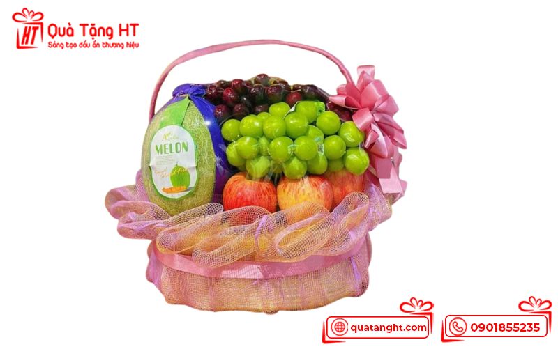 Giỏ quà Tết 100K trái cây tươi