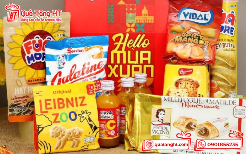 Giỏ quà Tết 100K hạt dinh dưỡng