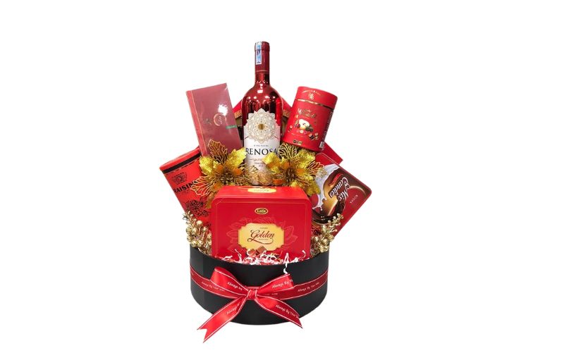 Giỏ quà kết hợp bánh – trà