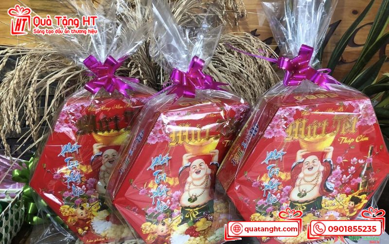 Giỏ quà mứt Tết truyền thống