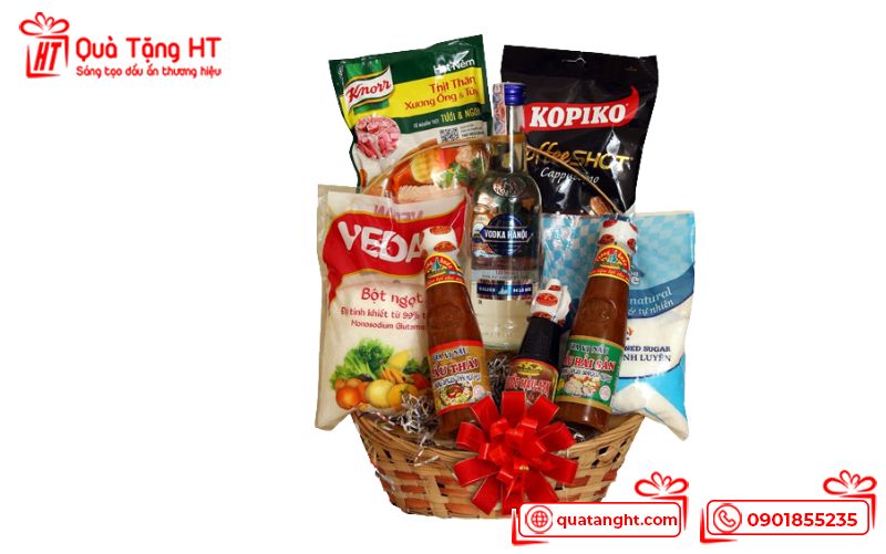 Giỏ quà Tết gia vị