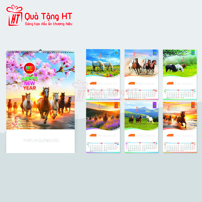 LỊCH LÒ XO 7 TỜ HT1