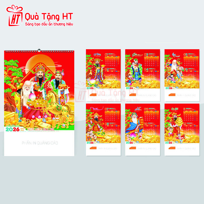 LỊCH LÒ XO 7 TỜ HT15