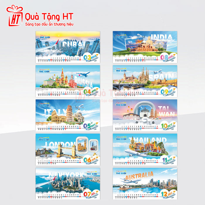 LỊCH ĐỂ BÀN HT9