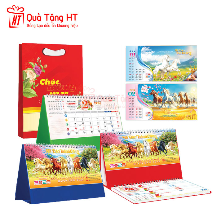 LỊCH ĐỂ BÀN HT12