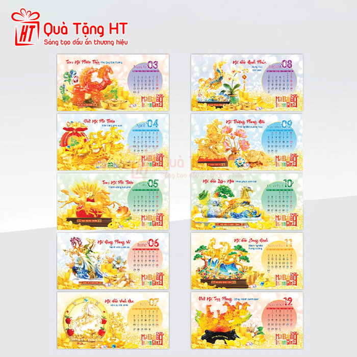 LỊCH ĐỂ BÀN HT15