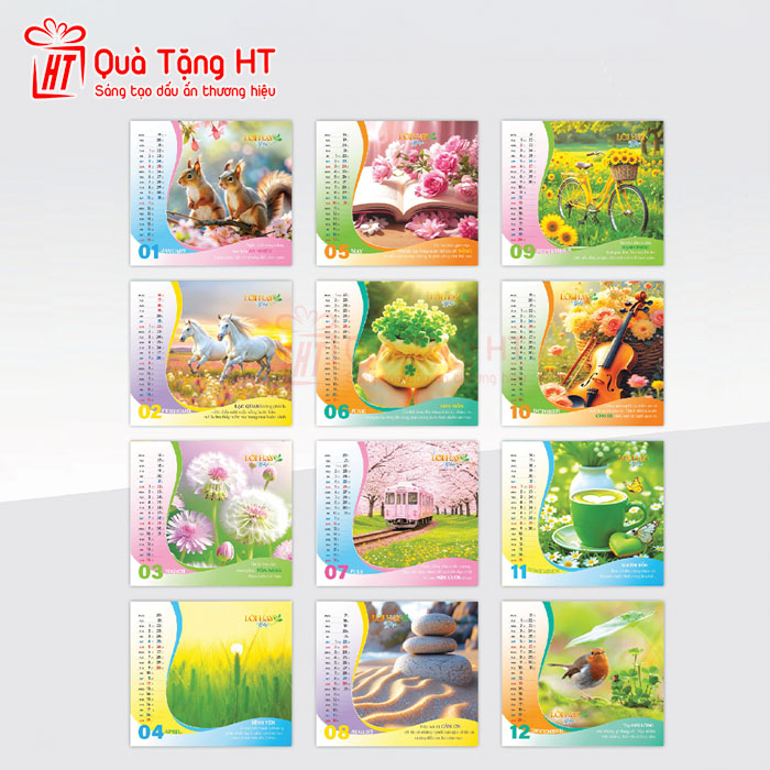 LỊCH ĐỂ BÀN HT22