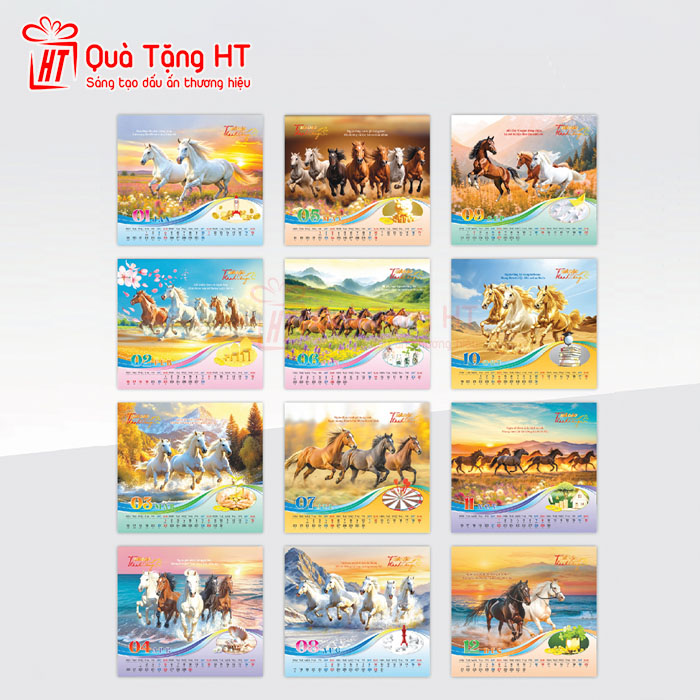 LỊCH ĐỂ BÀN HT24