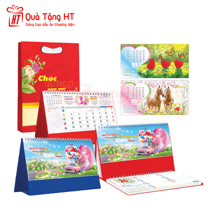 LỊCH ĐỂ BÀN HT36