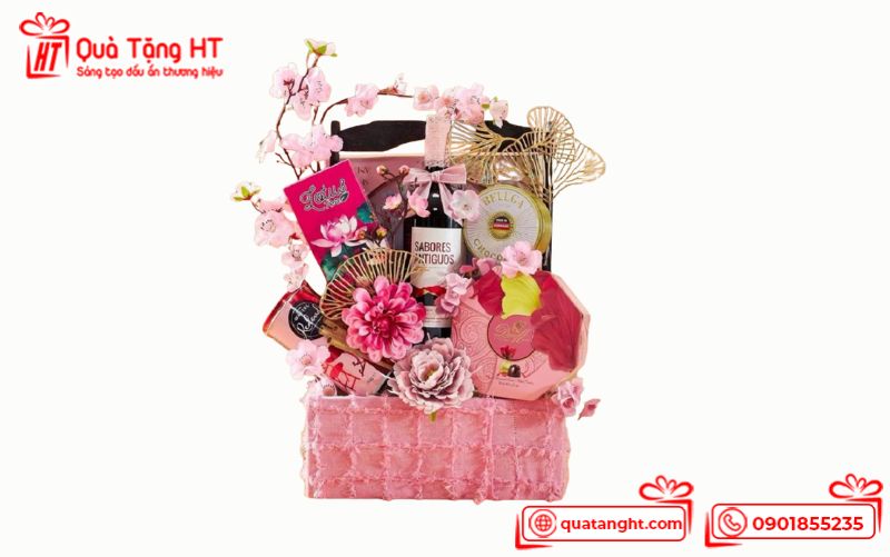 Giỏ quà “Hồng Tươi Trẻ” Giỏ quà “Hồng Tươi Trẻ”