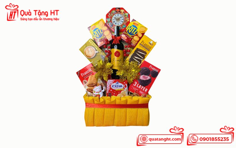 Giỏ quà tết cao cấp Giỏ quà tết cao cấp