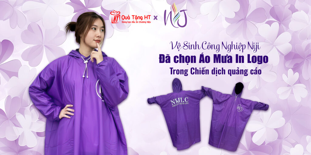 Đồng Hành Cùng Đơn Vị Vệ Sinh Công Nghiệp NIJI – HT Hoàn Thiện Giải Pháp Áo Mưa In Logo Thực Tiễn Và Bền Vững