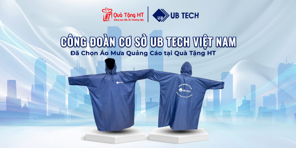 Vinh Dự Đồng Hành Cùng Công Đoàn Cơ Sở UB TECH – HT Tối Ưu Giải Pháp Áo Mưa Quảng Bá Thương Hiệu