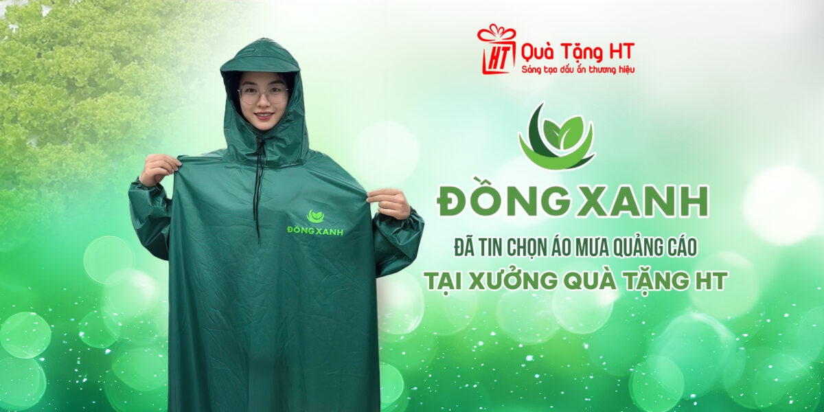 Tự Hào Đồng Hành Cùng Đồng Xanh – Hoàn Thiện Dự Án Áo Mưa Quảng Bá Thương Hiệu