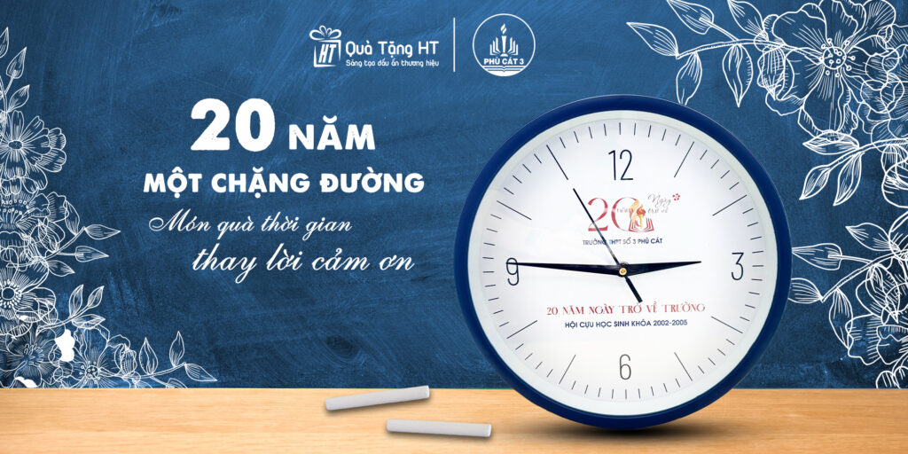 Tự Hào Đồng Hành Cùng THPT Số 3 Phù Cát – Quà Tặng HT Hoàn Thiện Dự Án Đồng Hồ Treo Tường