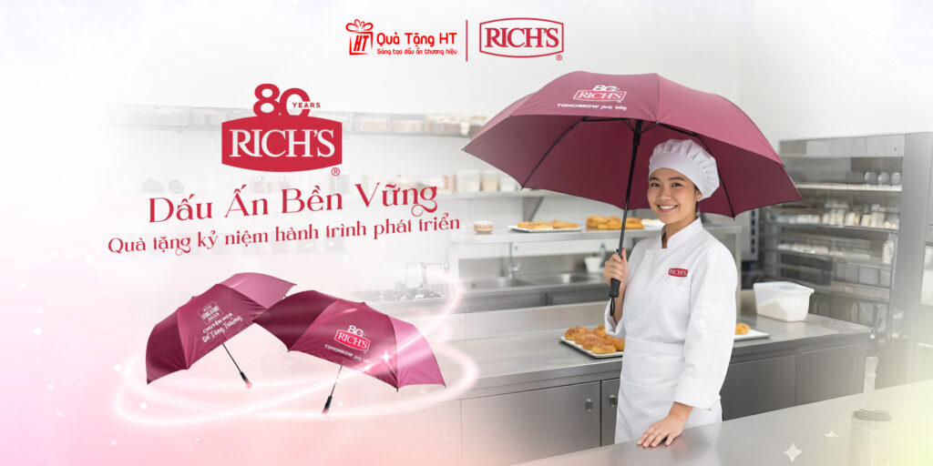 Tự Hào Đồng Hành Cùng Rich’s – Món Quà 80 Năm Ý Nghĩa Từ Quà Tặng HT